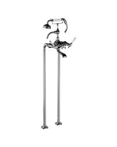 Horus Julia Victoria Julia Victoria Classic Collection - Complete Mixer + Pipes for Free Standing Bath - Polished Nickel 19.498-NB
