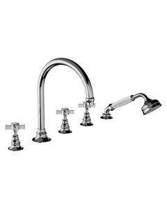 Horus Coventry Classic Collection - 5 Hole Deck Bath / Shower Set - Chrome 28.467-CH