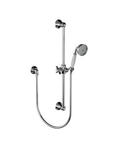Horus Coventry Classic Collection - Wall Shower Set with Rail, Flexible Hose and Handspray - Polished Nickel 28.532-NB