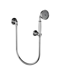 Horus Coventry Classic Collection - Wall Shower Set with Wall Hook, Flexible Hose and Handspray - Chrome 28.589-CH