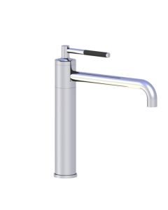 Horus Minoé Contemporary Collection - Single Lever Kitchen Mixer, Swivel Spout /no Waste - Matt Black 37.703-NO