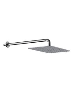 Horus Nouvelle Vague “part of Contemporary Collection - Rectangular Stainless Steel Shower Head Wall Mounting - Chrome 40.537-CH