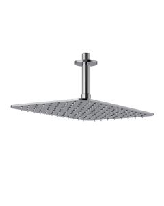 Horus Nouvelle Vague “part of Contemporary Collection - Rectangular Stainless Steel Shower Head Ceiling Installation - Chrome 40.538-CH