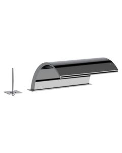 Horus Nouvelle Vague “part of Contemporary Collection - Deck Mounted Bath Mixer 3 Hole - Metal Gun 40.760-CF