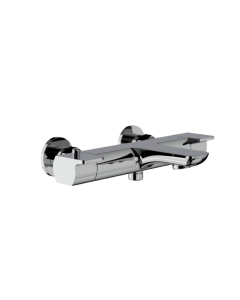 Horus Echo Equinox316 Collection - Exposed Thermostatic Wall Bath-shower Mixer - Satin Brass 43.483.E2-LS