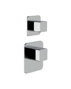 Horus Echo Equinox316 Collection - Trim for Thermostatic Mixer - Satin Brass 43.521-LS