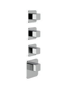 Horus Echo Equinox316 Collection - Trim for Thermostatic Mixer - Matt Black 43.523-NO