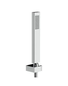 Horus Echo Equinox316 Collection - Wall Hook with Brass Handshower and Flexible Hose - Satin Brass 43.589-LS
