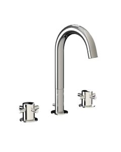 Horus Minoé Contemporary Collection - 3 Hole Basin Set - Satin Brass 47.260-LS