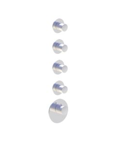 Horus Minoé Contemporary Collection - Trim for Thermostatic Mixer - Satin Brass 47.524-LS