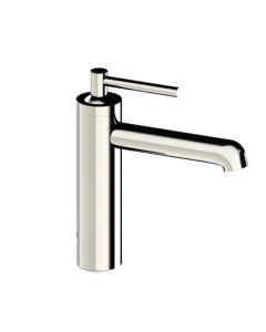 Horus Minoé Contemporary Collection - Single Lever Basin Mixer - with Drain Valve with Cover - Metal Gun 47.709-CF