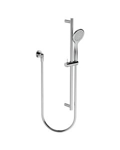 Horus Naja Contemporary Collection - Wall Shower Set with Rail, Flexible Hose and Handspray - Matt Black 48.532-NO