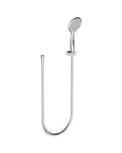 Horus Naja Contemporary Collection - Wall Hook with Handshower and Flexible Hose - Satin Brass 48.582-LS