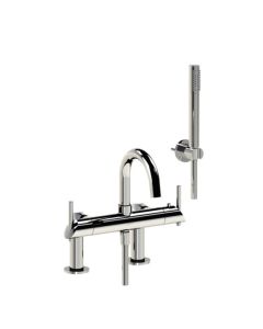 Horus Minoé Contemporary Collection - Complete Deck Thermostatic Bath-shower Mixer - Matt Black 49.715-NO