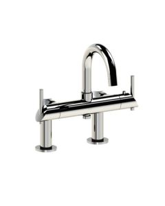 Horus Minoé Contemporary Collection - Complete Deck Thermostatic Bath-shower Mixer - Matt Black 49.785-NO