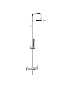 Horus Minoé Contemporary Collection - Complete Exposed Thermostatic Wall Shower Set - Matt Black 49.797-NO