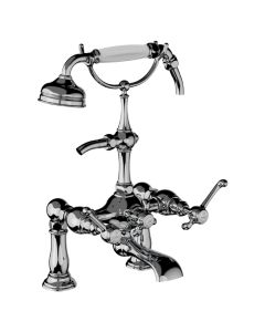 Horus Montmartre Classic Collection - Complete Deck Bath / Shower Mixer / Medium Height Cradle - Matt Nickel 50.435-NM