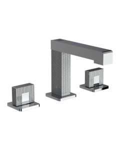 Horus Myriad Contemporary Collection - 3 Hole Lever Basin Mixer with up and down Drain - Private: Chrome / Myriad 55.260-CH