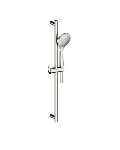 Horus Canopée Contemporary Collection - Shower Rail with Brass Handshower on Sliding Part and Flexible Hose - Chrome 60.542-CH