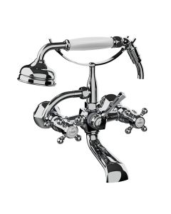 Horus Ascott Classic Collection - Wall Bath/ Shower Mixer Complete - Polished Nickel 62.414-NB