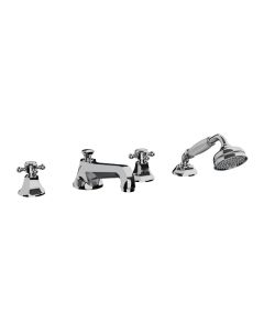 Horus Ascott Classic Collection - 4 Hole Deck Bath/ Shower Set - Chrome 62.466-CH