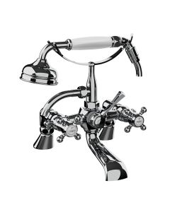 Horus Ascott Classic Collection - Deck Bath / Shower Mixer Complete - Polished Nickel 62.485-NB