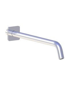 Horus Naja Contemporary Collection - Wall Arm L. 300 Mm + Square Design Flange - Matt Black 92.567-NO