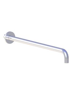 Horus Nouvelle Vague “part of Contemporary Collection - Wall Arm L. 480 Mm + Round Design Flange - Matt Nickel 92.946-NM