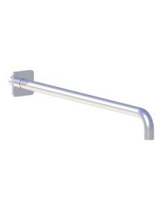 Horus Naja Contemporary Collection - Wall Arm L. 480 Mm + Square Design Flange - Satin Brass 92.966-LS