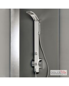 Στήλη Ντουζ IDEA με μίκτη και στόμιο Alu Satin IDEAS-100