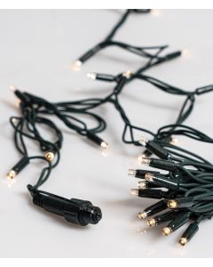 100Led Rubber Λαμπάκια Επεκτεινόμενα Με Πράσινο Καλώδιο/Θερμό Λαμπάκι , Μπρίζα Σούκο Ip65 Στεγανό,(10cm Απόσταση) 10 Μέτρα (Kelvin: 2.500 - 3.000) Lianos 60052