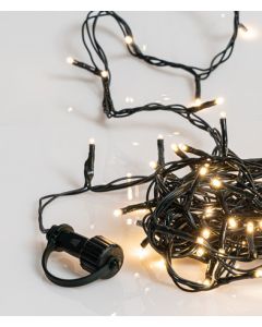 1000Led Φωτάκια Με Επέκταση Και Μετασχηματιστή Ip44 ,Πράσινο Καλώδιο/Day Light Λαμπάκι (5cm Απόσταση) ,50 Μέτρα (Kelvin 3.000 - 4.000) Με Καρούλι Αποθήκευσης Lianos 70104
