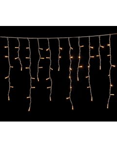 100Led Σταθερή Ασύμμετρη Κουρτίνα Rubber Με Επέκταση Ip65 Και Μπρίζα Σούκο 200 x 70(h)cm,Λευκό Καλώδιο/ Θερμό Λαμπάκι (Kelvin: 2.500 - 3.000) Lianos 80250