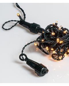 400Led Λαμπάκια Με Επέκταση Και Μετασχηματιστή ip44,Πράσινο Καλώδιο/Θερμό(Amber) Λαμπάκι ,(9cm Απόσταση) 39 Μέτρα (Kelvin: 2.100 - 2.300) Lianos 80273