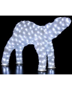 280Led 3D Φωτιζόμενο Ακρυλικό Ελάφι Με Μετασχηματιστή Ip44,45 x 35(H)cm Lianos L200-009W-3