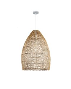 Φωτιστικό Κρεμαστό 50cm Φυσικό Μονόφωτο 1xE27 Sun Light MATIS-5068