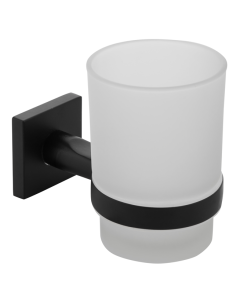 Ποτηροθήκη Γυαλί Μαύρο Bronze Art Noir-Project MH09-20-MM