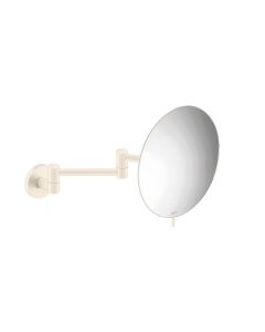 Καθρέπτης Μεγεθυντικός Επιτοίχιος Ø20 εκ.Διπλός Βραχίονας Μεγέθυνση *3 Beige Mat Sanco Mirrors MR-701-M102