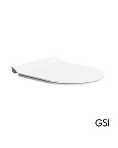 Κάλυμμα Λεκάνης Norm, Pura, Kube, Super Slim Soft Close GSI White Matt MS86SC-301