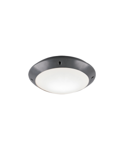 Πλαφονιέρα Οροφής Μαύρη 26xH8cm Εξ.Χώρου IP54  E27 Trio Lighting Camaro R60501042