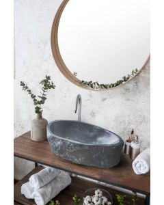 Νιπτήρας Πέτρινος Επιτραπέζιος 40*50cm Bati River Stone