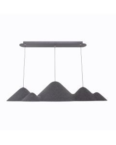 Κρεμαστό Φωτιστικό Μαύρο 110x54xH175cm Led 21w 3000K 1250lm Sun Light SIERRA-L-BK