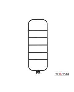 Θερμαινόμενη Πετσετοκρεμάστρα μπάνιου Inox SPARK 120x45 Silk Black SPA12045-401