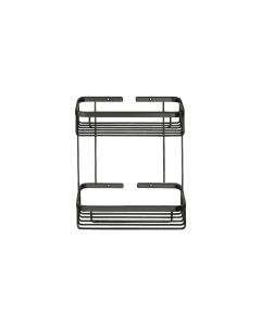 Sanco Shower Baskets Διπλή παραλ/μη Θήκη PVD gun metal γυαλιστερό 00004-PVD-05PL