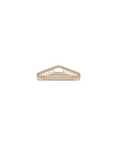 Sanco Shower Baskets Σπογγοθήκη Γωνιακή Μόκα ματ 00006-M103