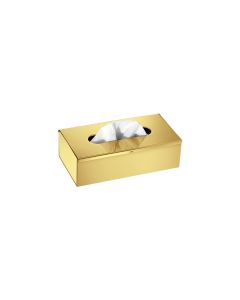 Sanco Tissue Dispensers Tissue Box Free standing | Wall mounted (AISI 304) PVD χρυσό ορείχαλκο γυαλιστερό 00102-PVD-02PL