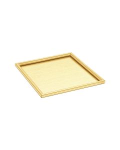 Sanco Hotel Amenities Coffee Tray PVD χρυσό ορείχαλκο βουρτσιστό 00137-PVD-02BR