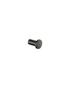 Sanco Bath Robe Hook & Door Stop Μονό Άγγιστρο PVD gun metal γυαλιστερό 00671-PVD-05PL