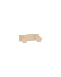 Sanco Bath Robe Hook & Door Stop Διπλό Άγκιστρο Μόκα ματ 00682-M103