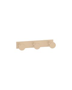 Sanco Bath Robe Hook & Door Stop Τριπλό Άγκιστρο Μόκα ματ 00683-M103